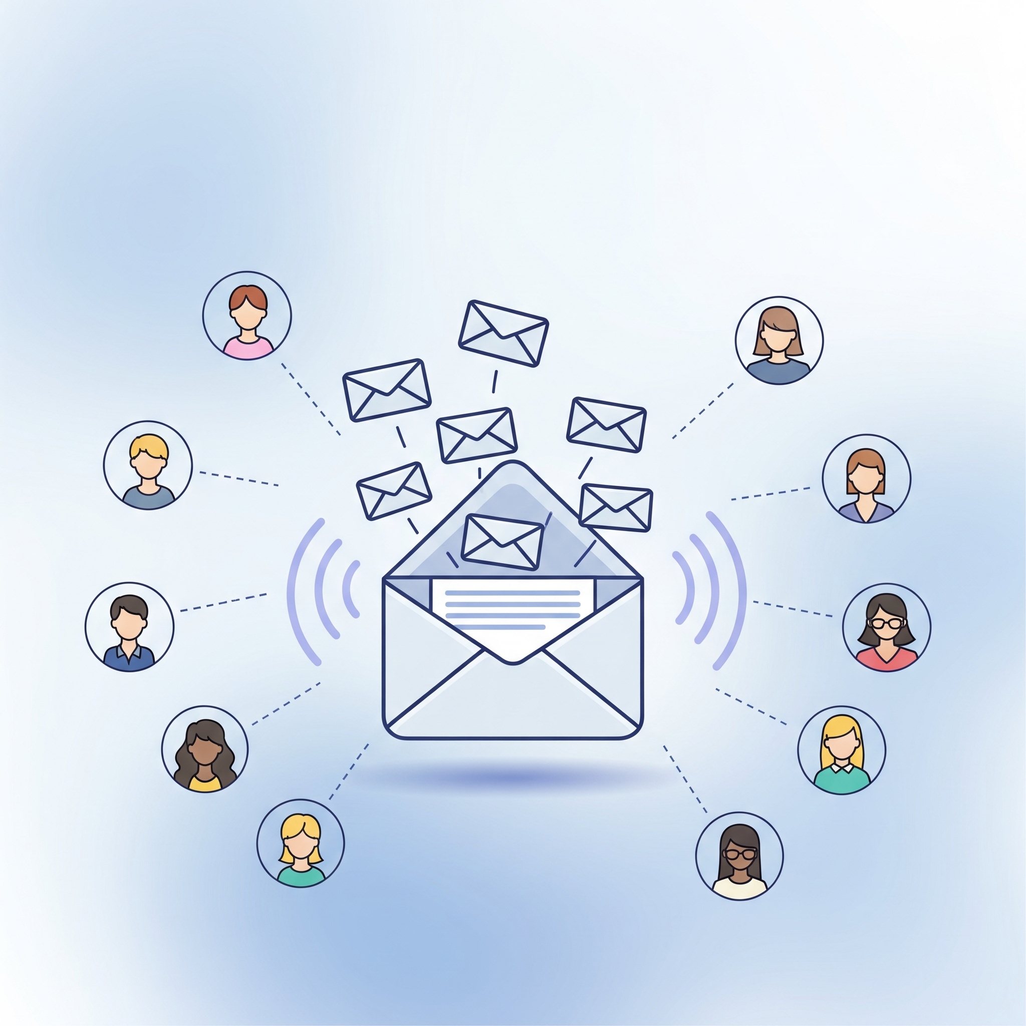 レビュー投稿の依頼メールを自動で配信できる