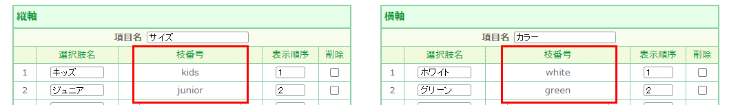 バリエーション登録参考1