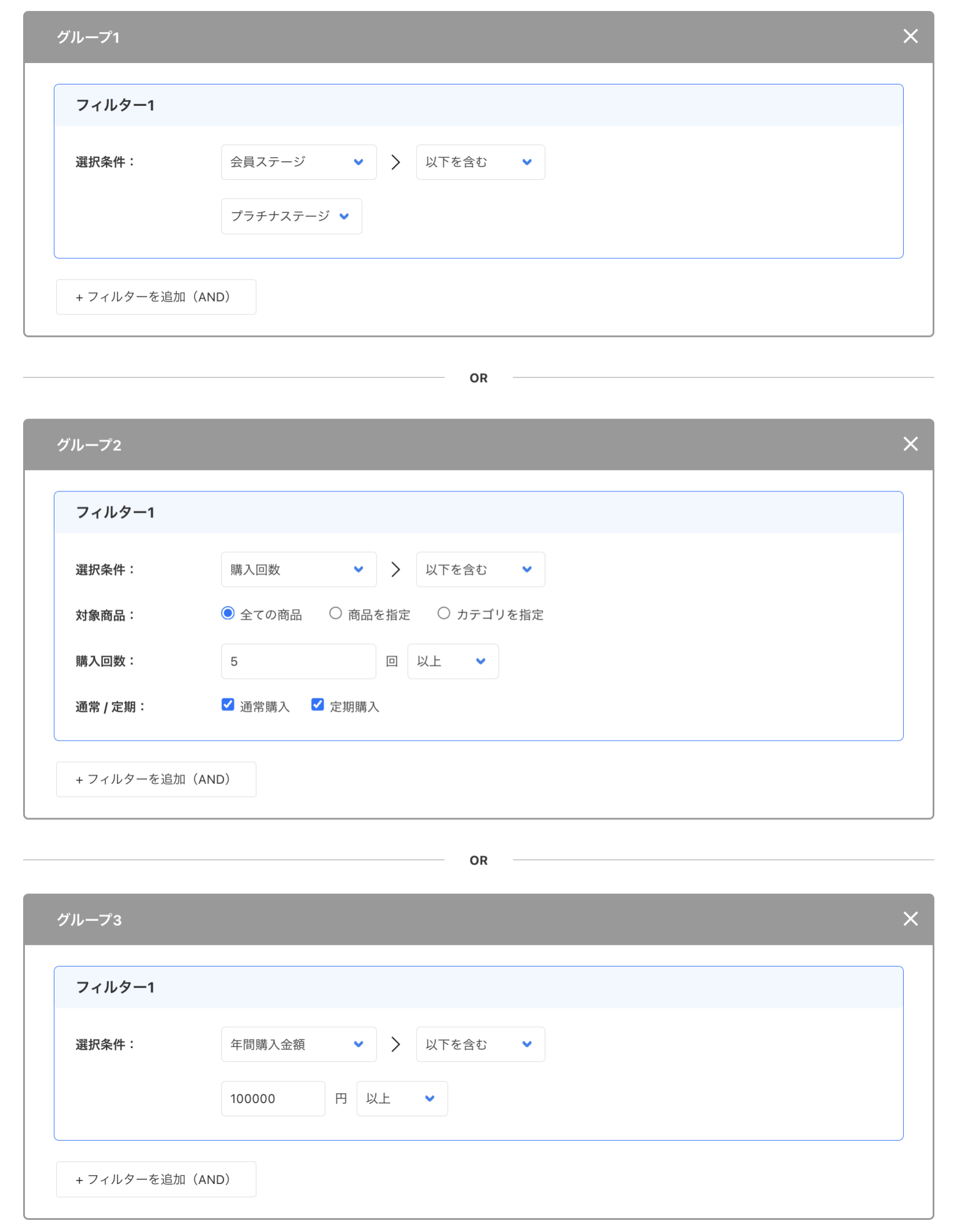 優良顧客への案内