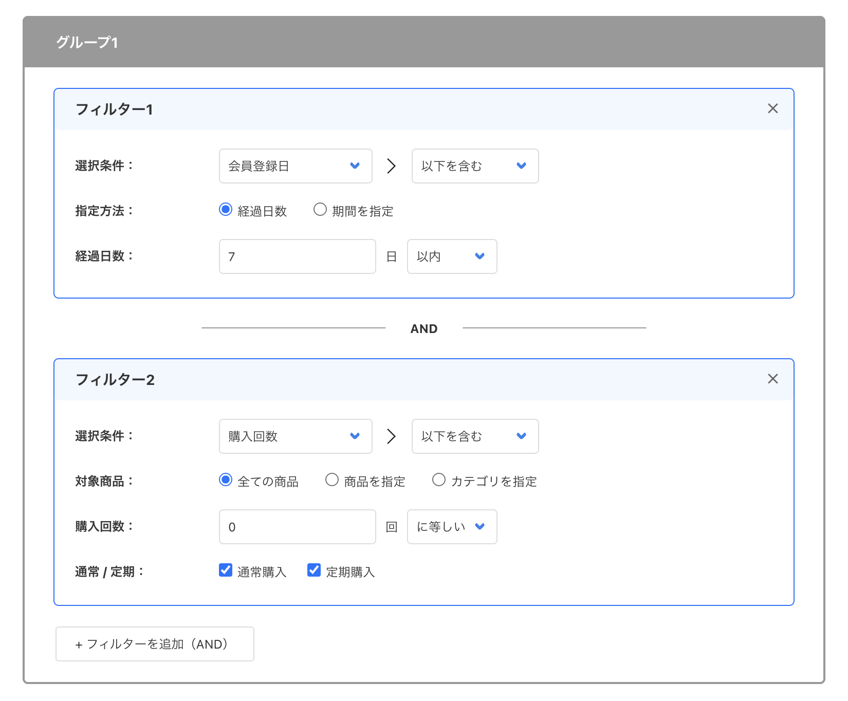 会員登録日7日かつ購入0回