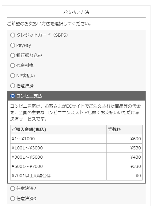 ご注文手続き