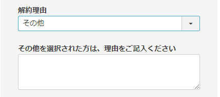 その他」選択時